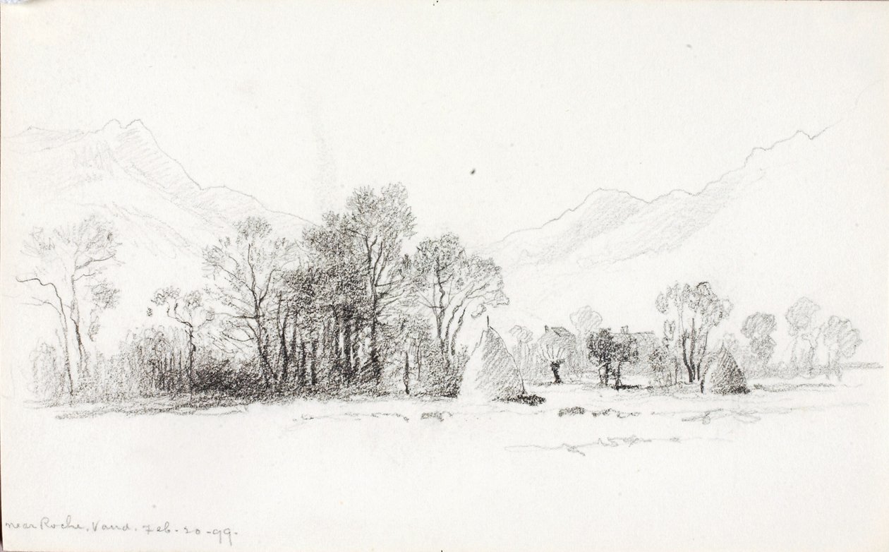 I nærheden af Roche, Vaud af George Elbert Burr
