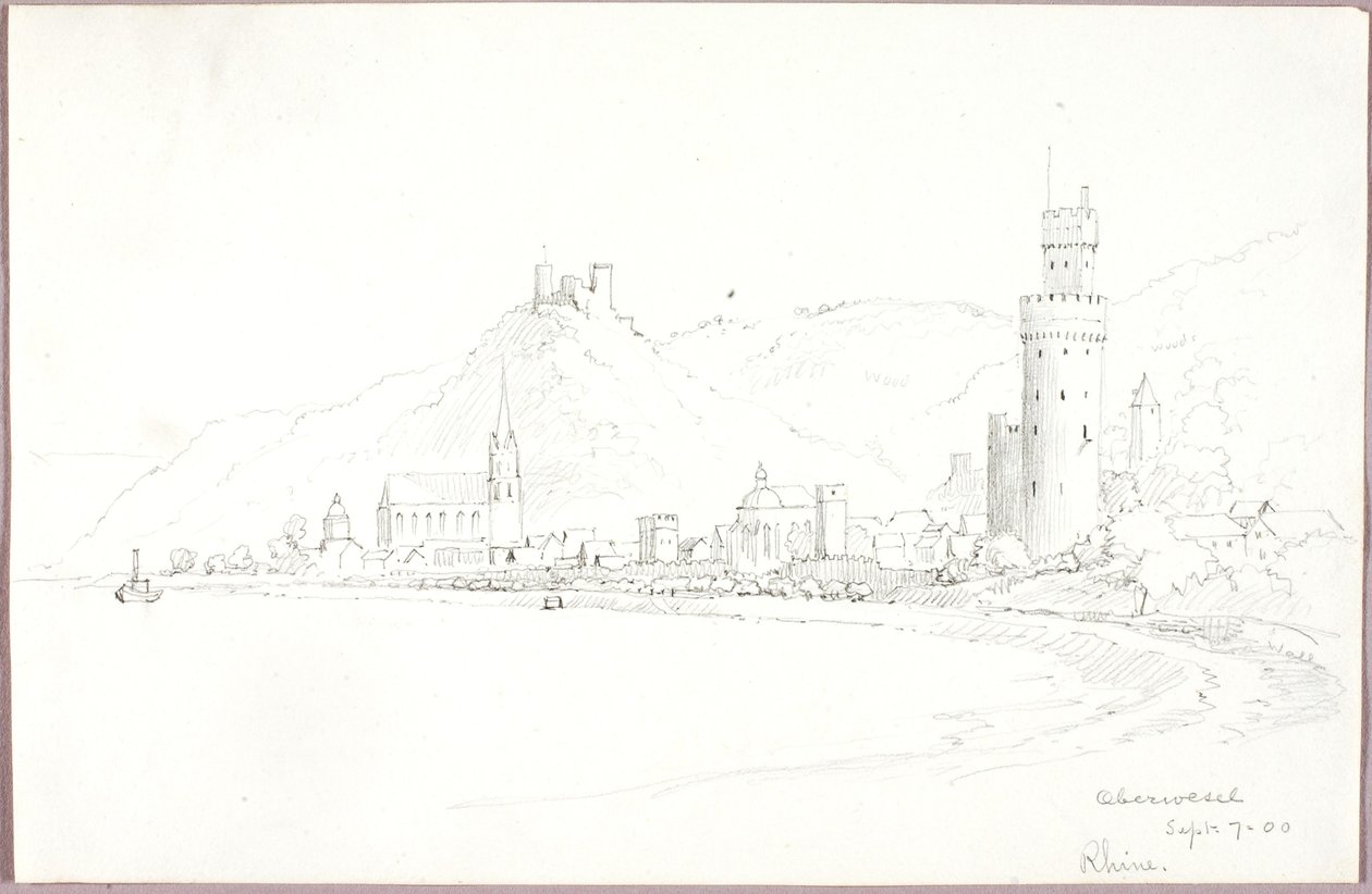 Oberwesel af George Elbert Burr