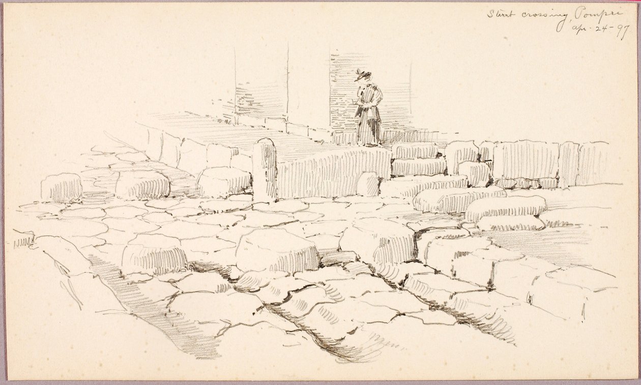 Gadekryds, Pompeji af George Elbert Burr