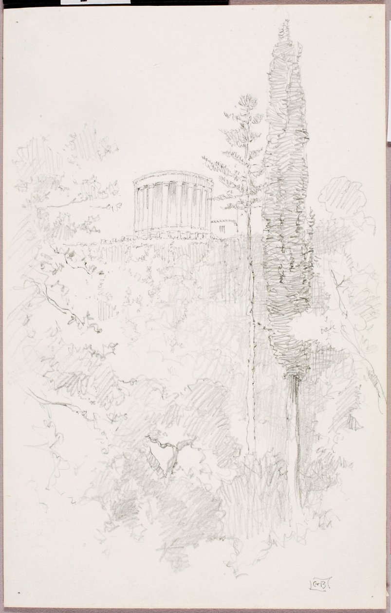 Sibyllens tempel, Tivoli af George Elbert Burr