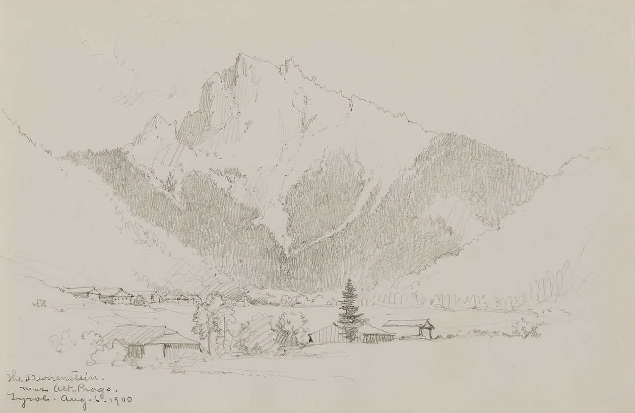 Dürrenstein, nær Alt-Prags, Tyrol af George Elbert Burr