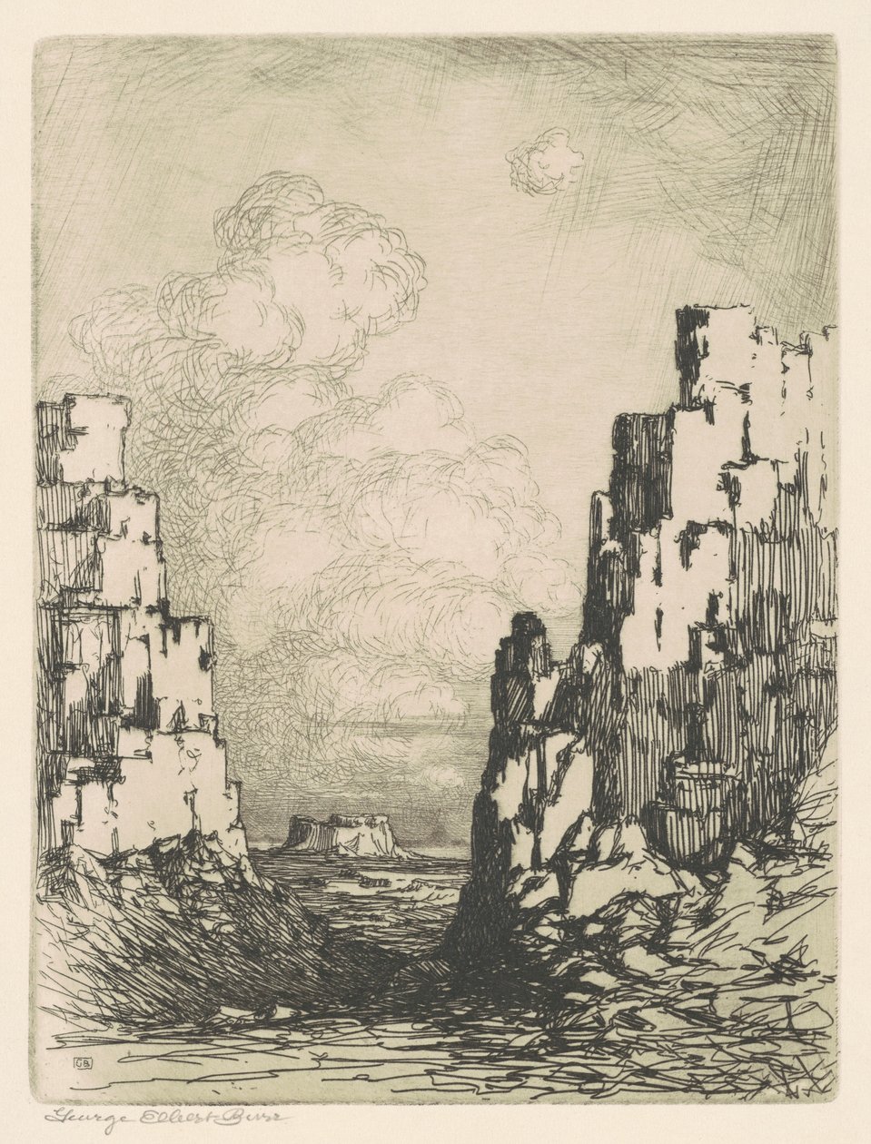 Den Lille Canyon af George Elbert Burr