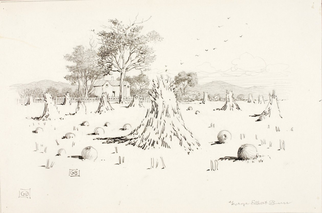 Uden titel (høstscene) af George Elbert Burr