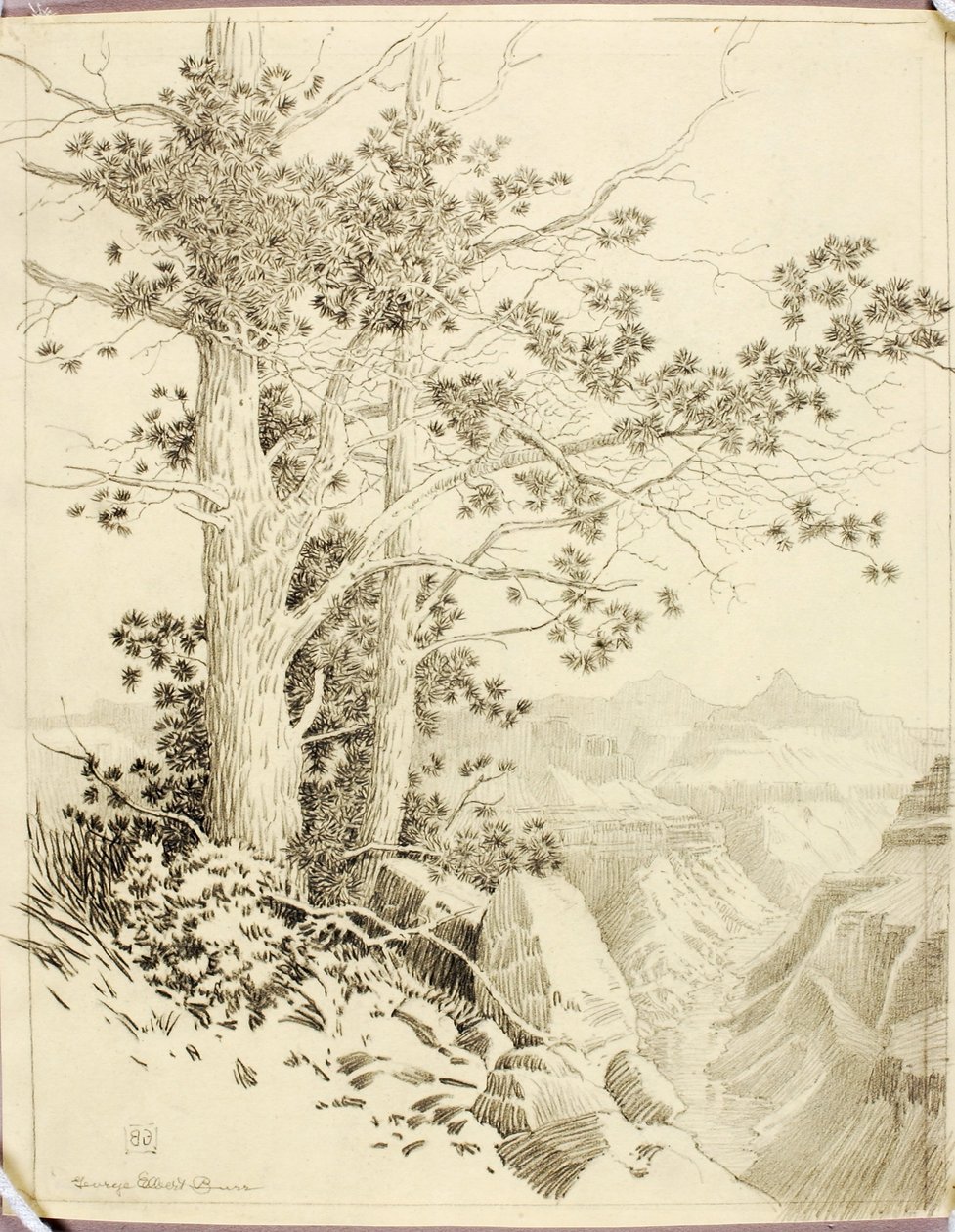 Uden titel (overføringstegning til tryk) af George Elbert Burr