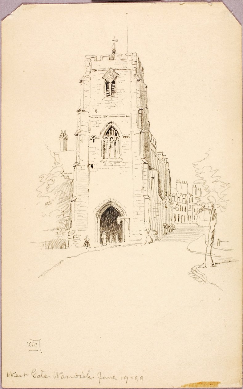 West Gate, Warwick af George Elbert Burr