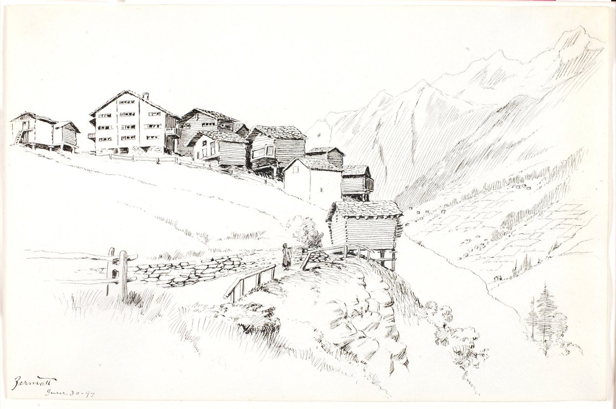 Zermatt af George Elbert Burr