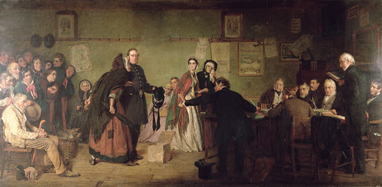 For Magistraterne af George Elgar Hicks