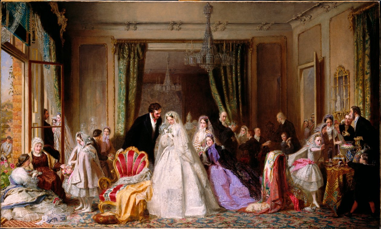 Skiftende hjem, 1862 af George Elgar Hicks