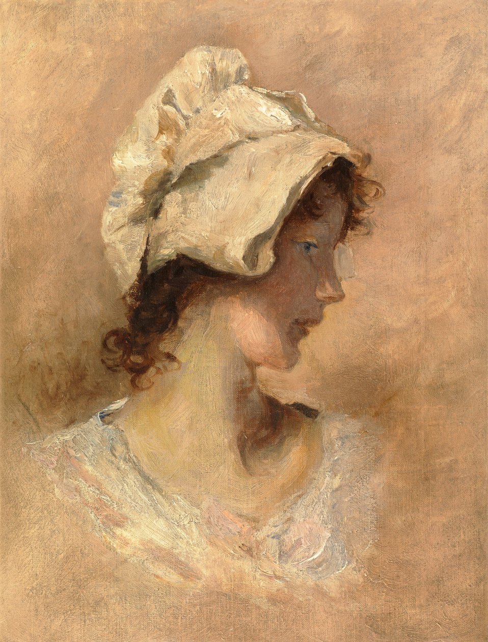 Hoved af en kvinde af George Elgar Hicks