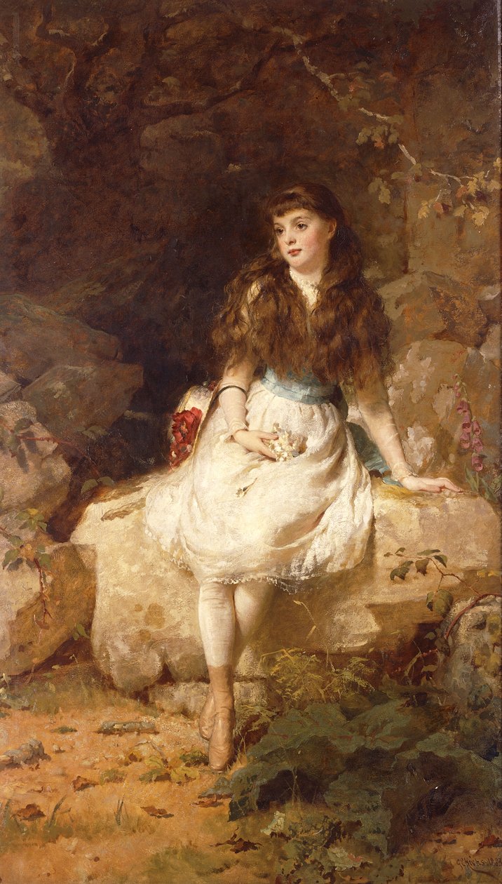 Lady Edith Amelia Ward, datter af den 1. jarl af Dudley, 1883 af George Elgar Hicks