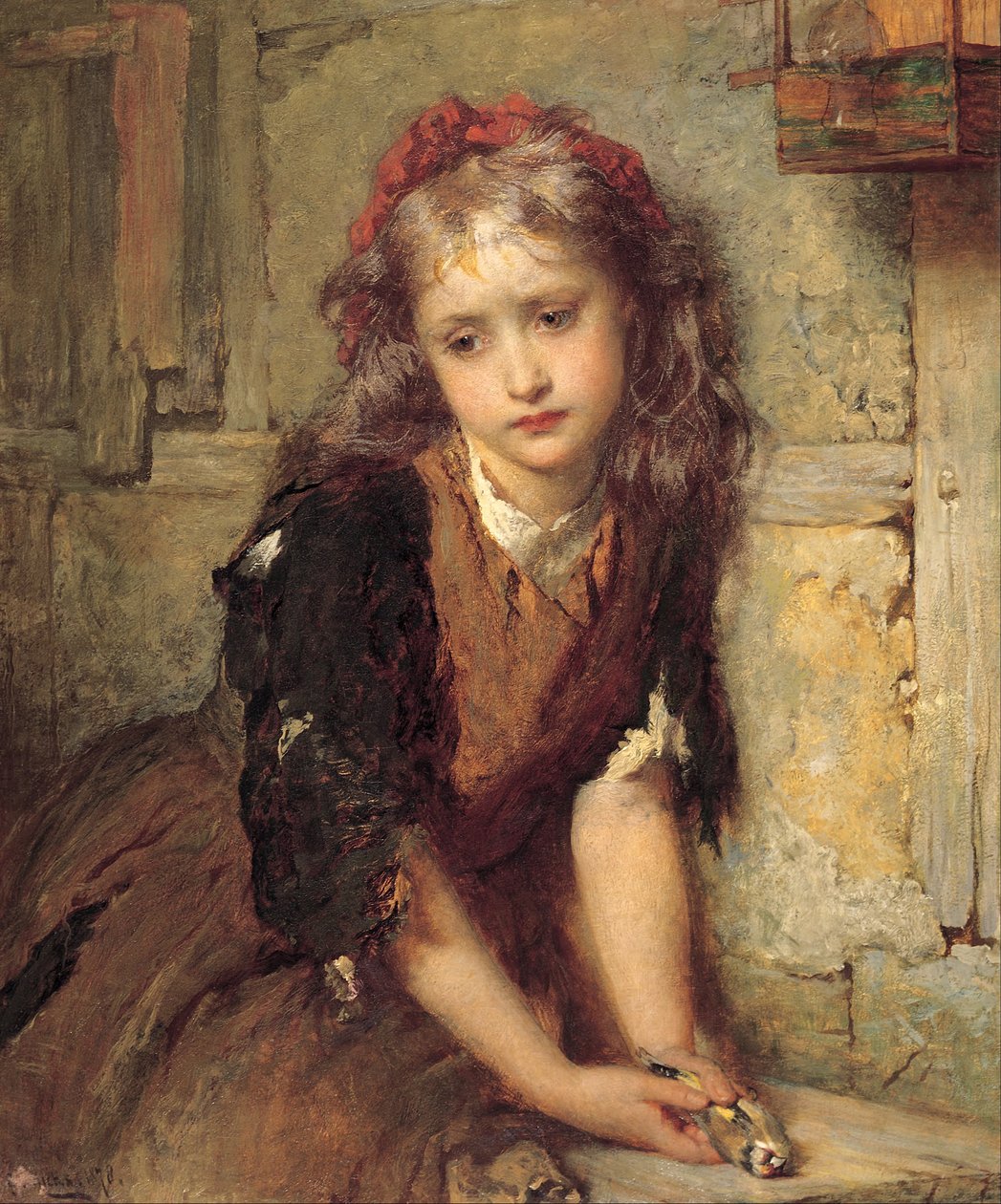 Død lillefinger af George Elgar Hicks