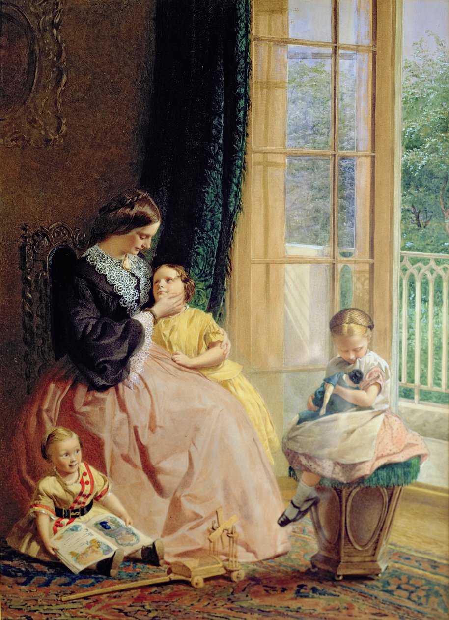 Mrs. Hicks, Mary, Rosa og Elgar af George Elgar Hicks
