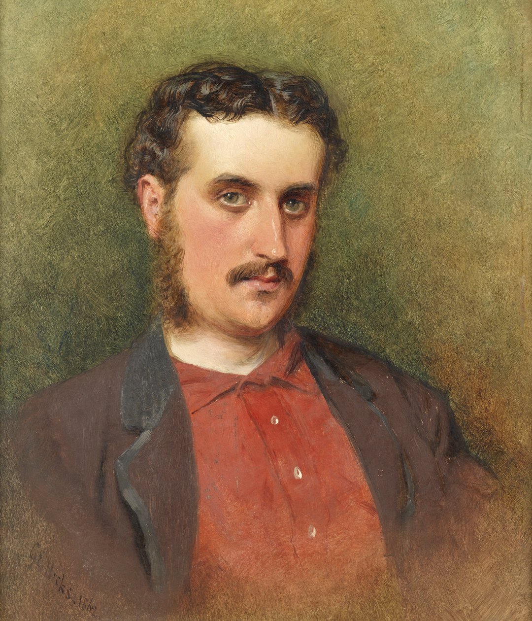 Selvportræt, 1862 af George Elgar Hicks