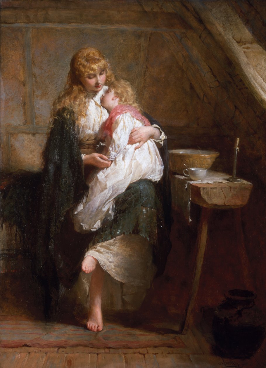 De forældreløse, 1884 af George Elgar Hicks
