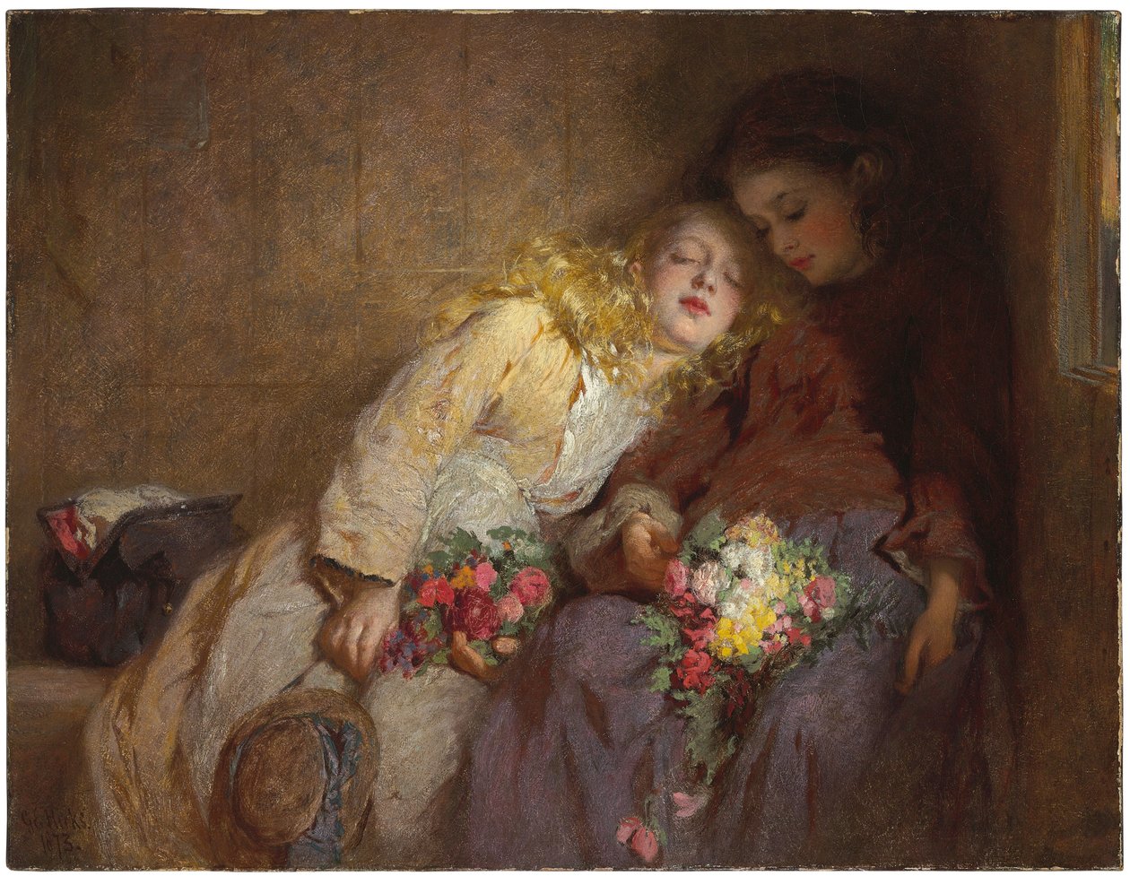Hjemkomsten, 1873 af George Elgar Hicks