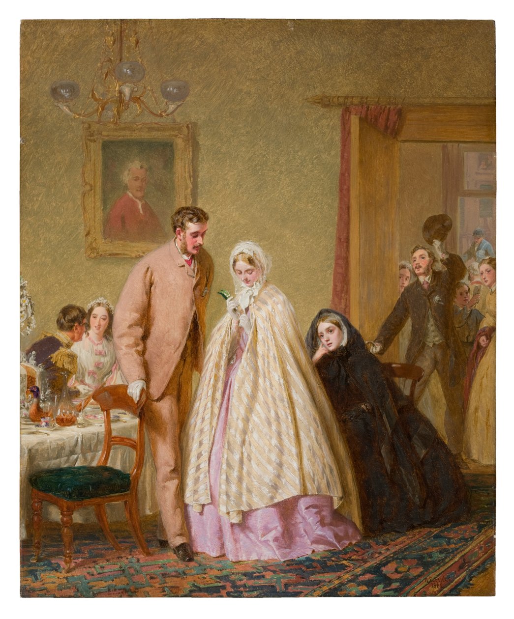 Bryllupsfrokosten, 1862 af George Elgar Hicks