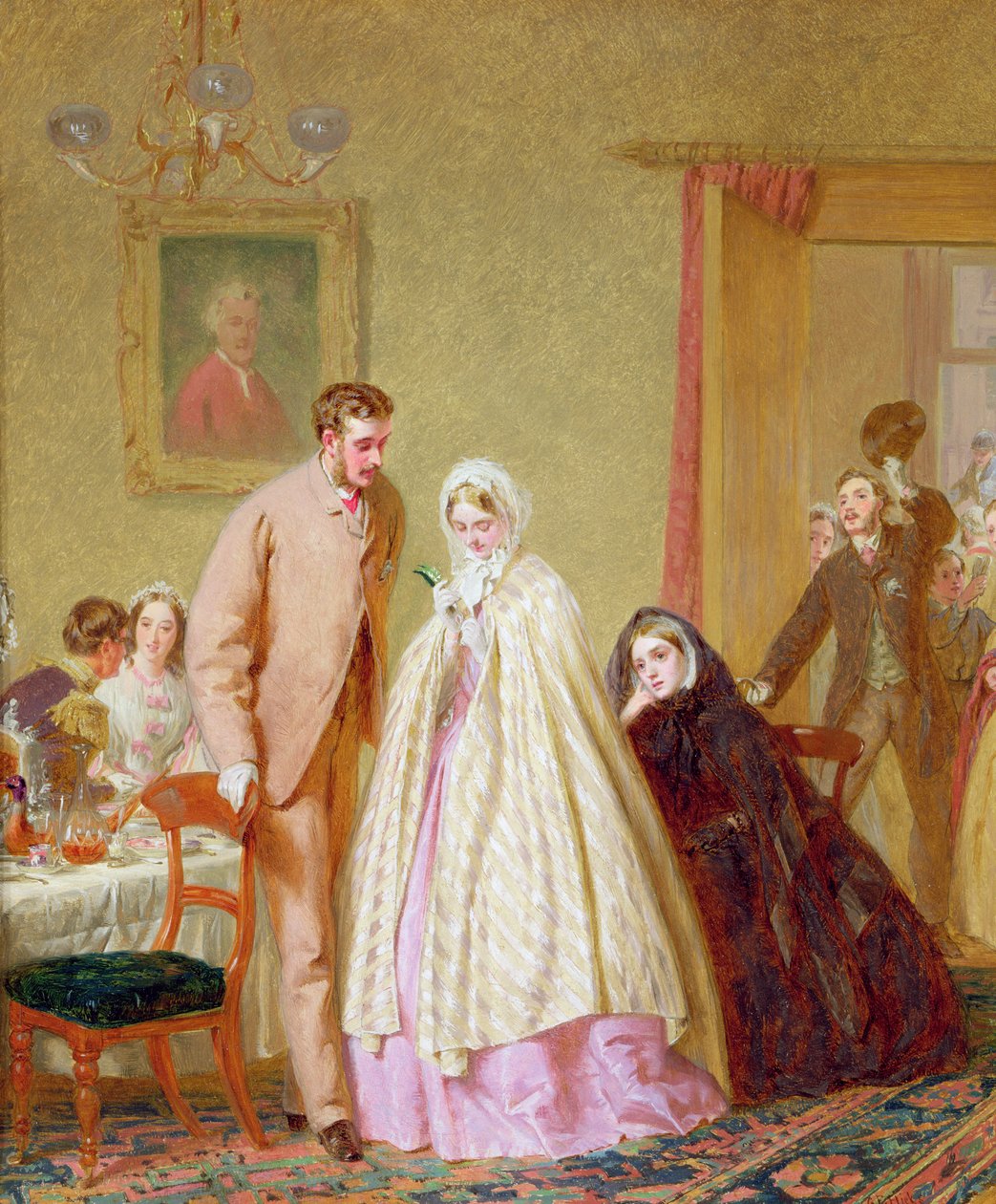 Bryllupsfrokosten, 1862 af George Elgar Hicks
