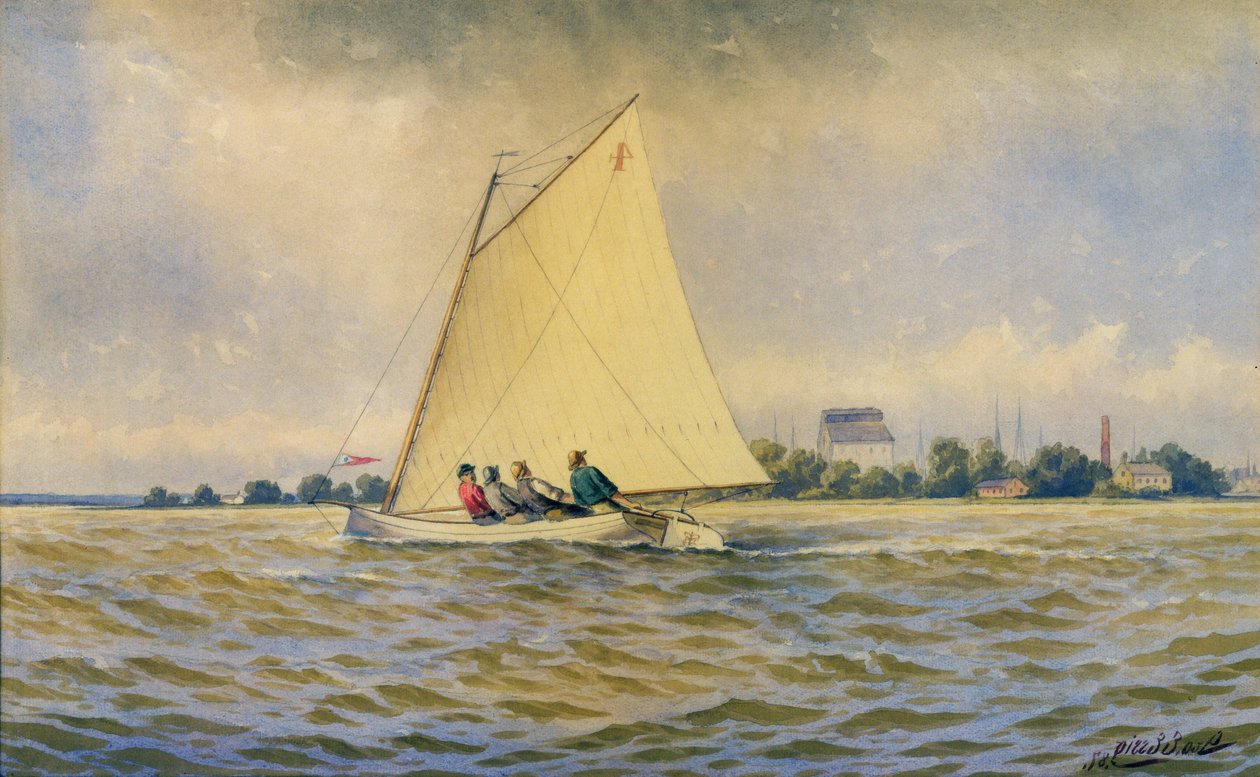 Tuck Up, 1887 (akvarel på papir) af George Emerick Essig