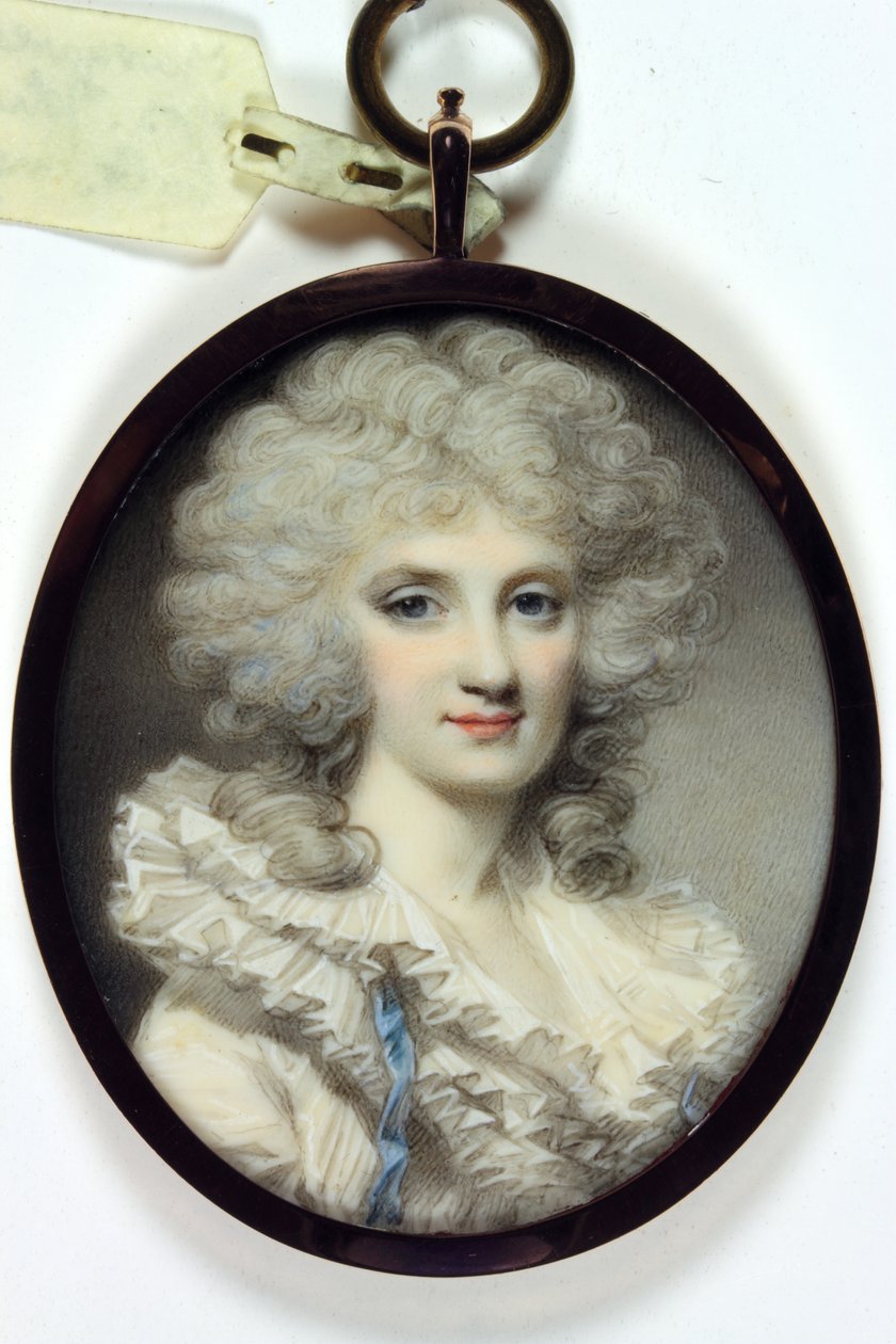 Margaret Dundas Mrs Scott (emalje) af George Engleheart