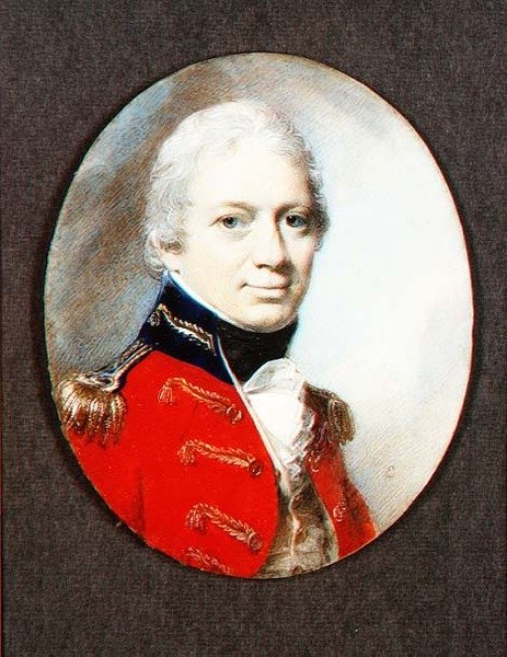 Miniature af oberstløjtnant Robertson af George Engleheart