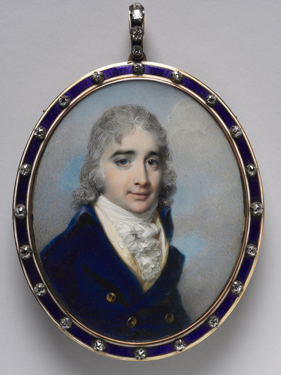 Portræt af en mand, ca. 1800. af George Engleheart
