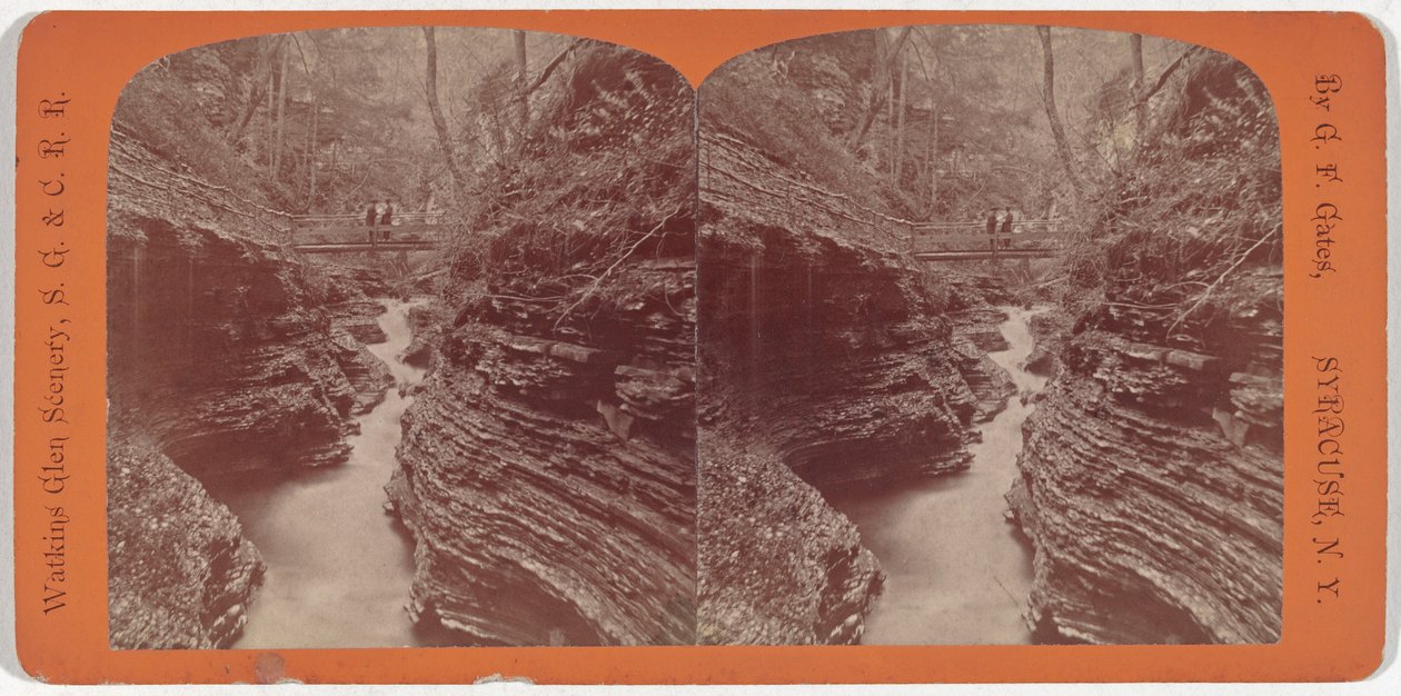 Watkins Glen Scenery, Shadow Gorge af George F. Gates