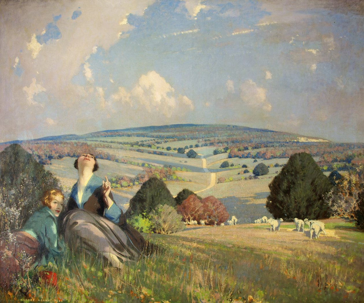Lærken, 1926 af George F. Henry