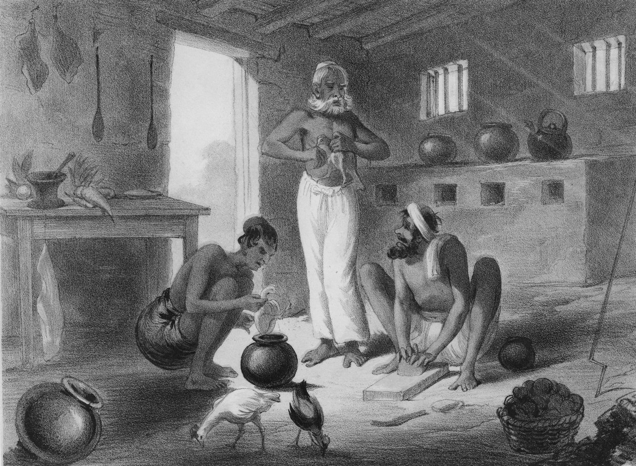 Our Cook Room, ca. 1858 (litografi) af George Francklin (after) Atkinson