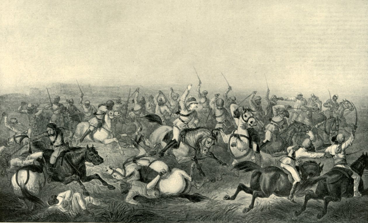 Anklager for Hodsons Horse ved Rhotuck, 1857, 1901. af George Francklin Atkinson
