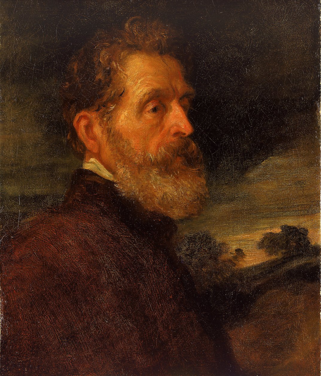 Portræt af admiral Henry John Chetwynd af George Frederic Watts