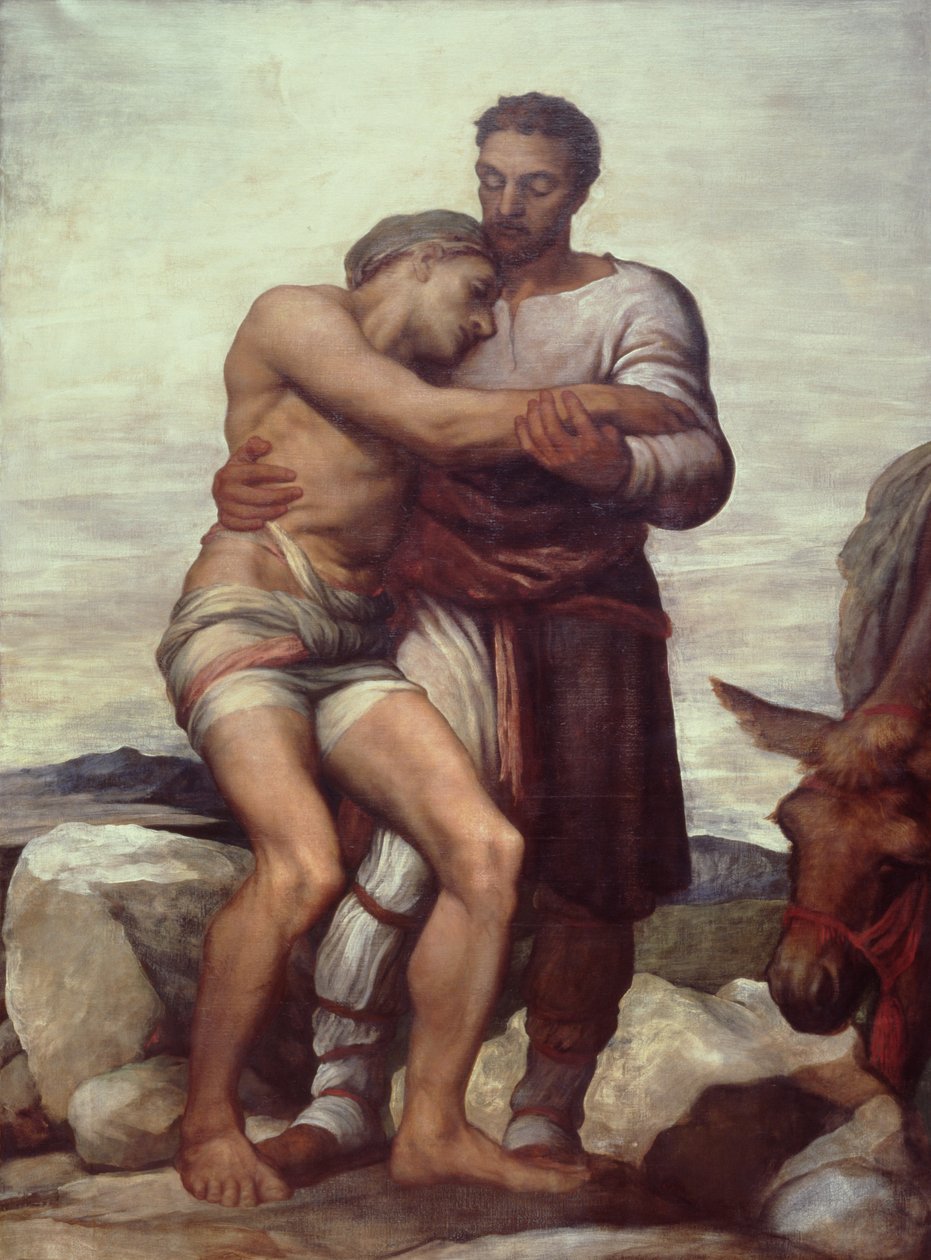 Laupias samarialainen af George Frederic Watts