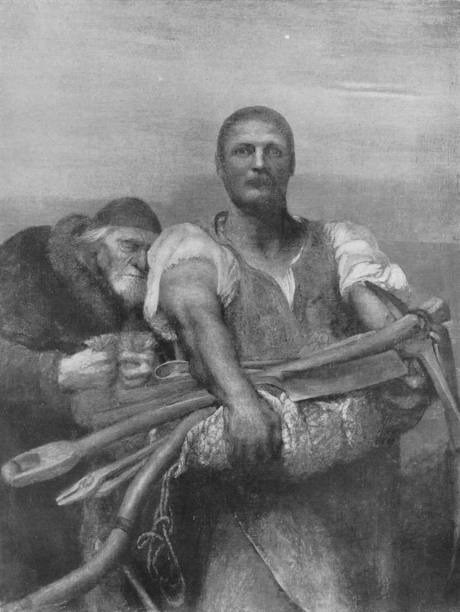 Industri og grådighed, c1900, 1917 af George Frederick Watts