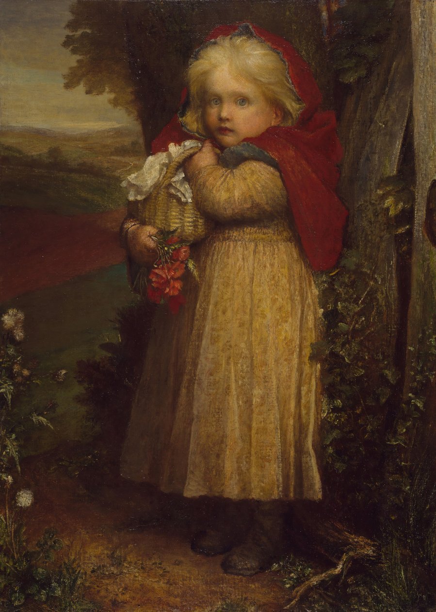 Rødhætte, 1890. af George Frederick Watts
