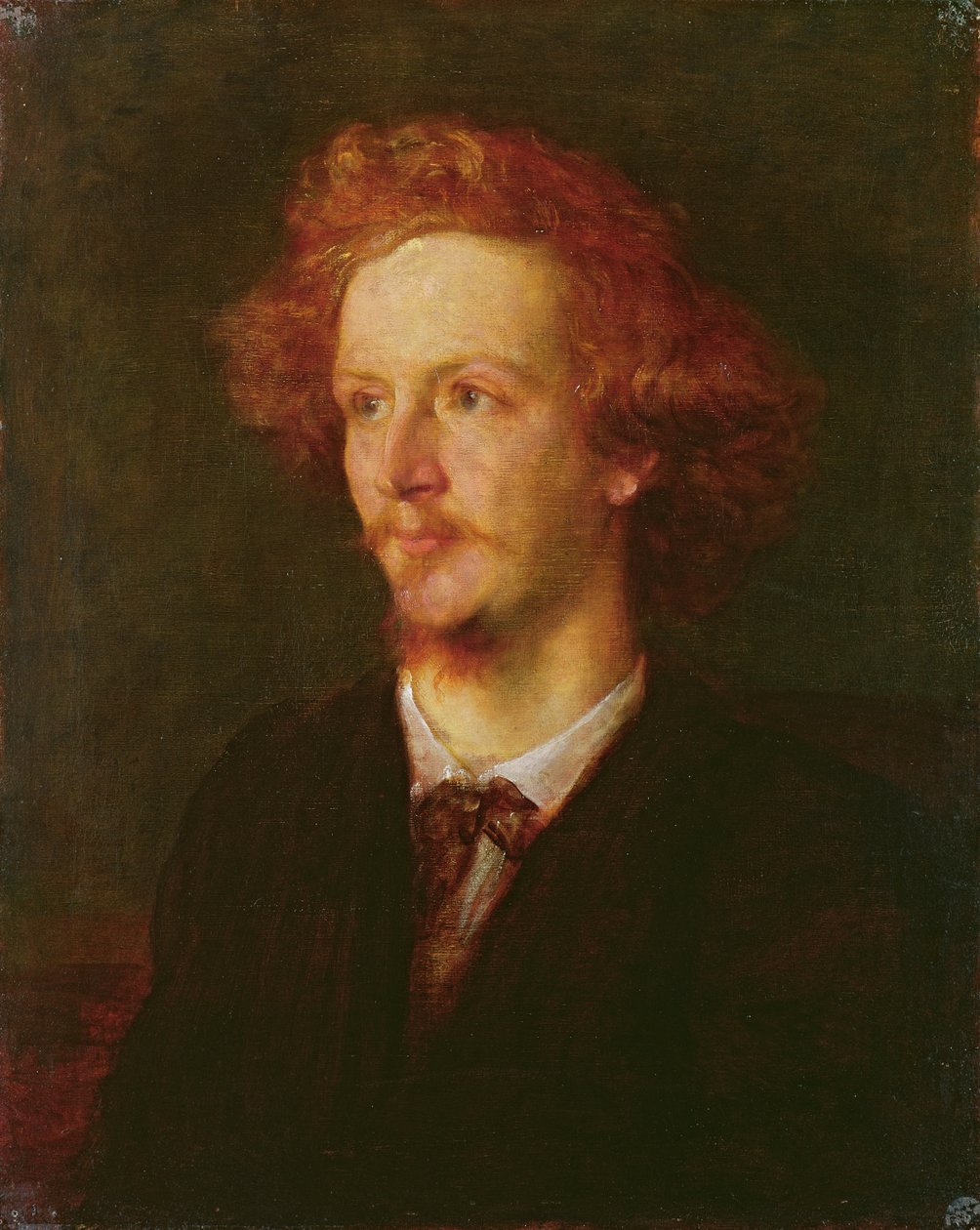 Portræt af Algernon Charles Swinburne (1837-1909) 1867 af George Frederick Watts