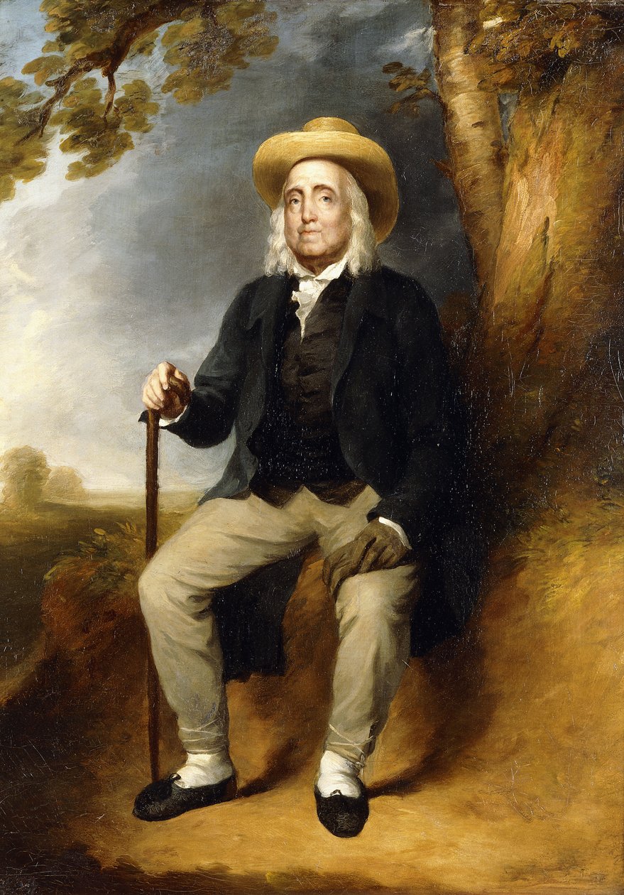 Portræt af Jeremy Bentham af George Frederick Watts