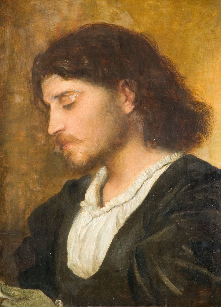 Studie af Gennaro, en venetiansk adelsmand, 1840-1890. af George Frederick Watts