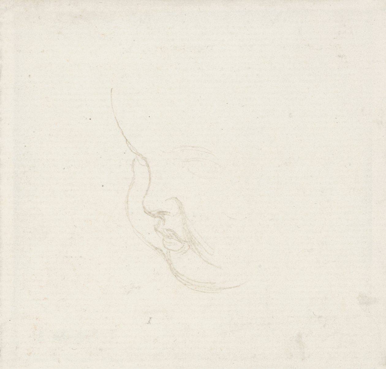 Studie til et hoved af et barn, ca. 1860 (grafit) af George Frederick Watts