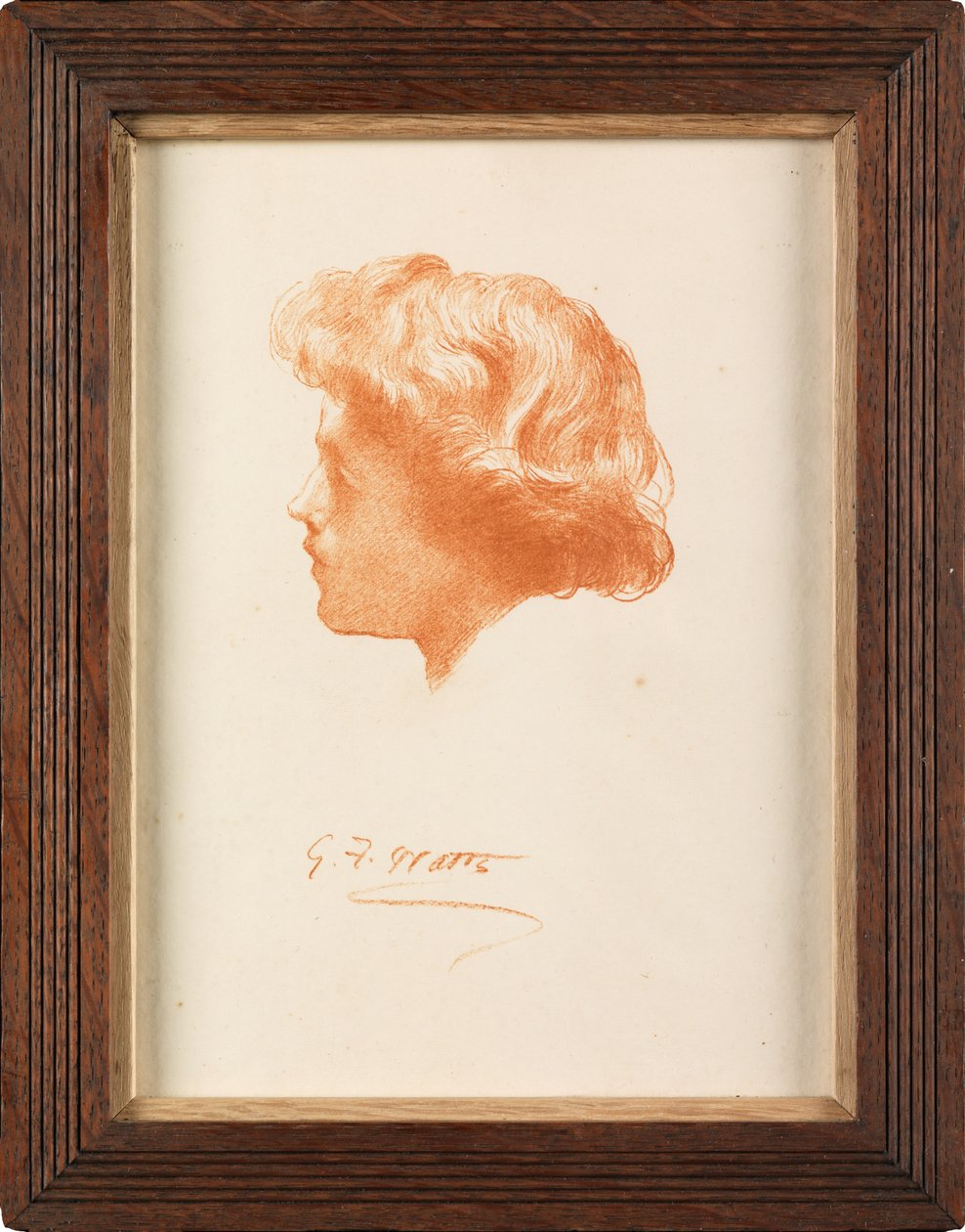 Studie for lederen af Sir Galahad (fotogravure) af George Frederick Watts