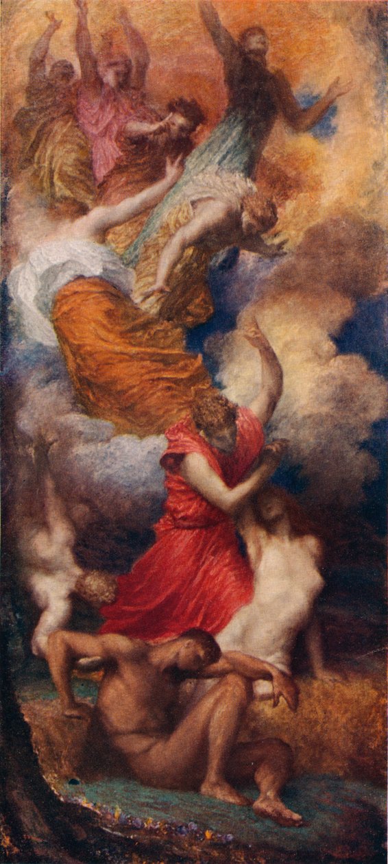 Evas skabelse, 1882 af George Frederick Watts
