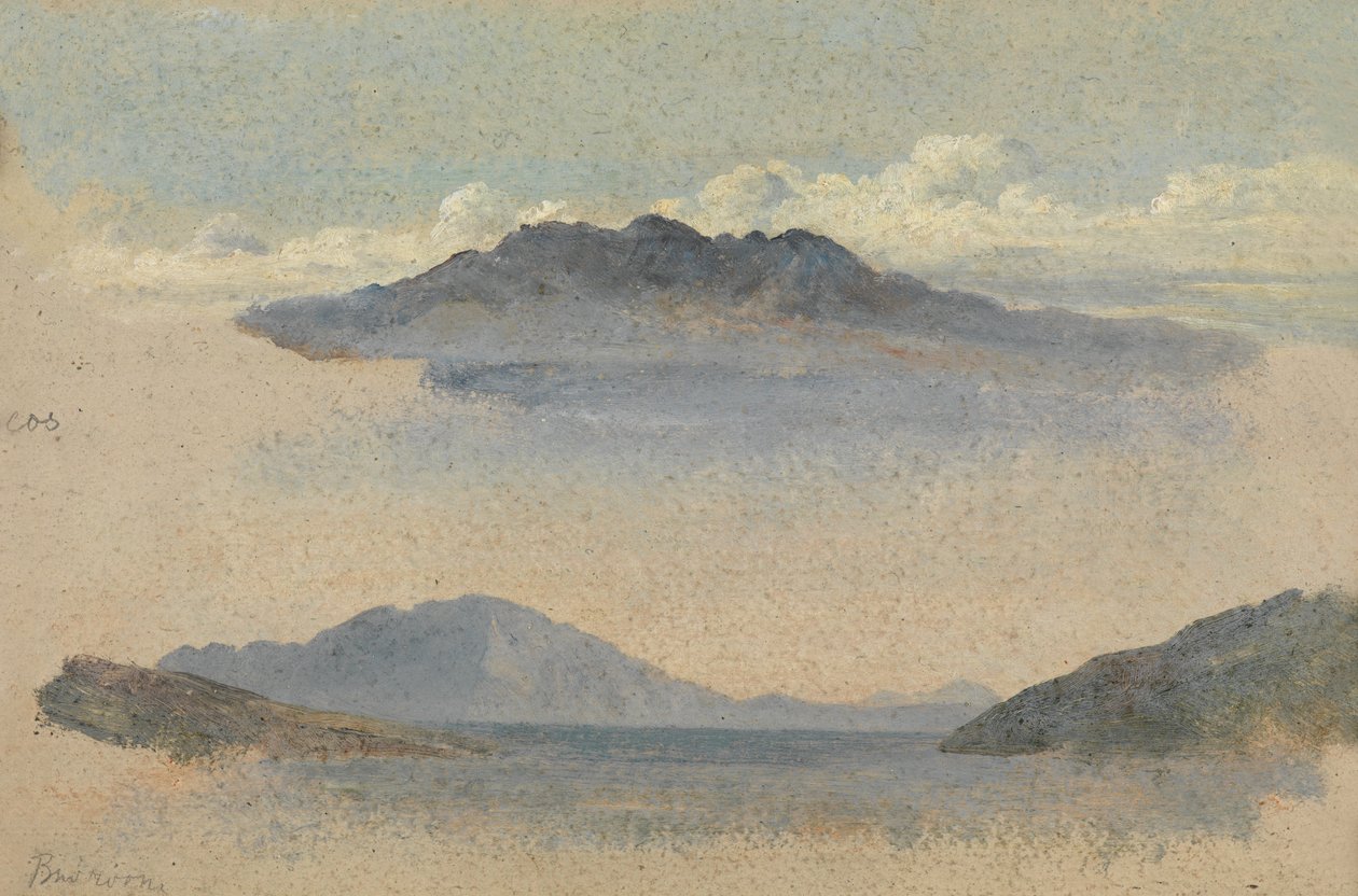 Isle of Kos (olie på papir) af George Frederick Watts