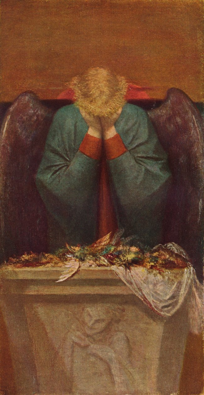 Den sørgende engel, c1837-1903, 1903 af George Frederick Watts