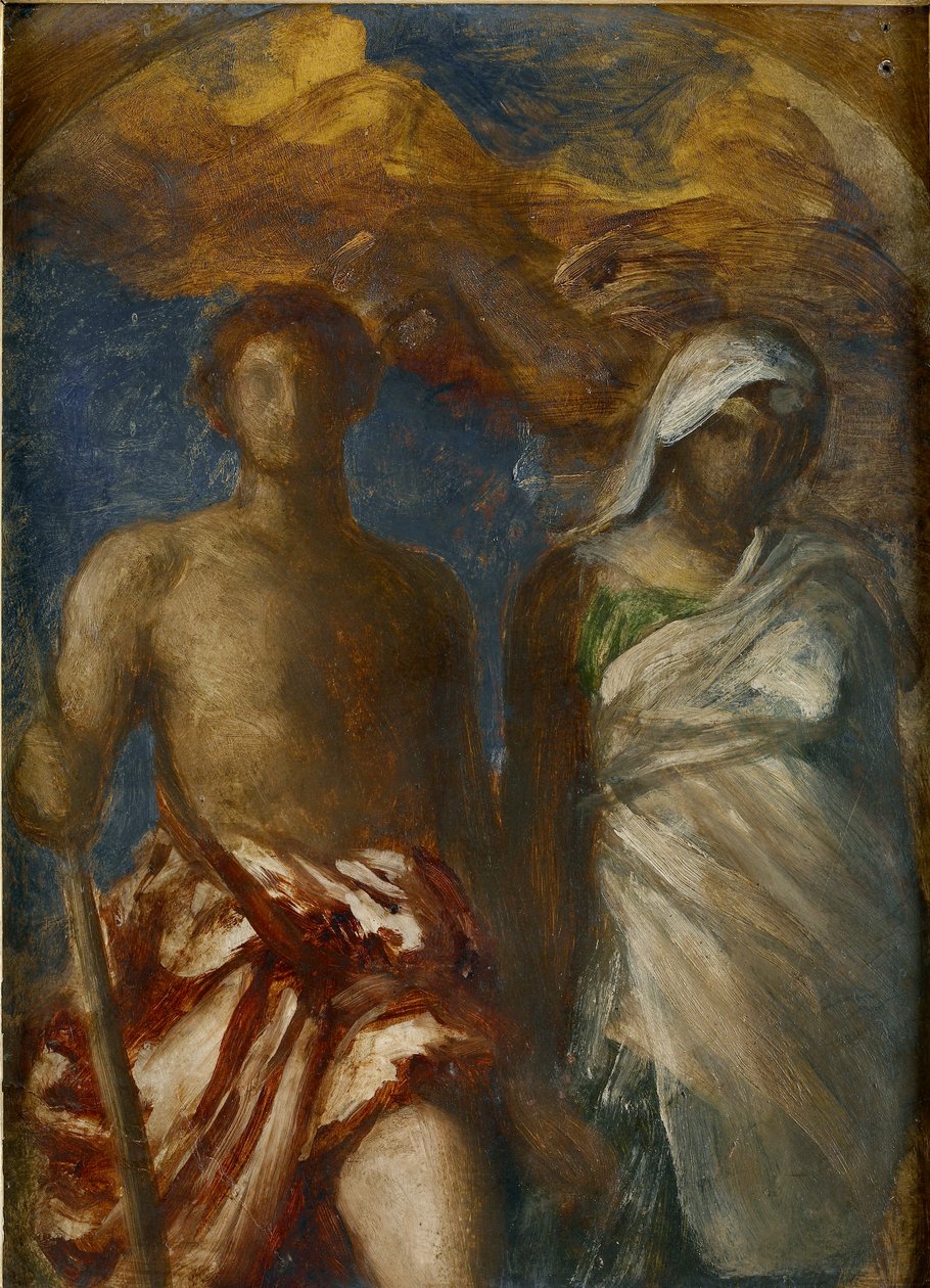 Tid og Død, c1868 af George Frederick Watts