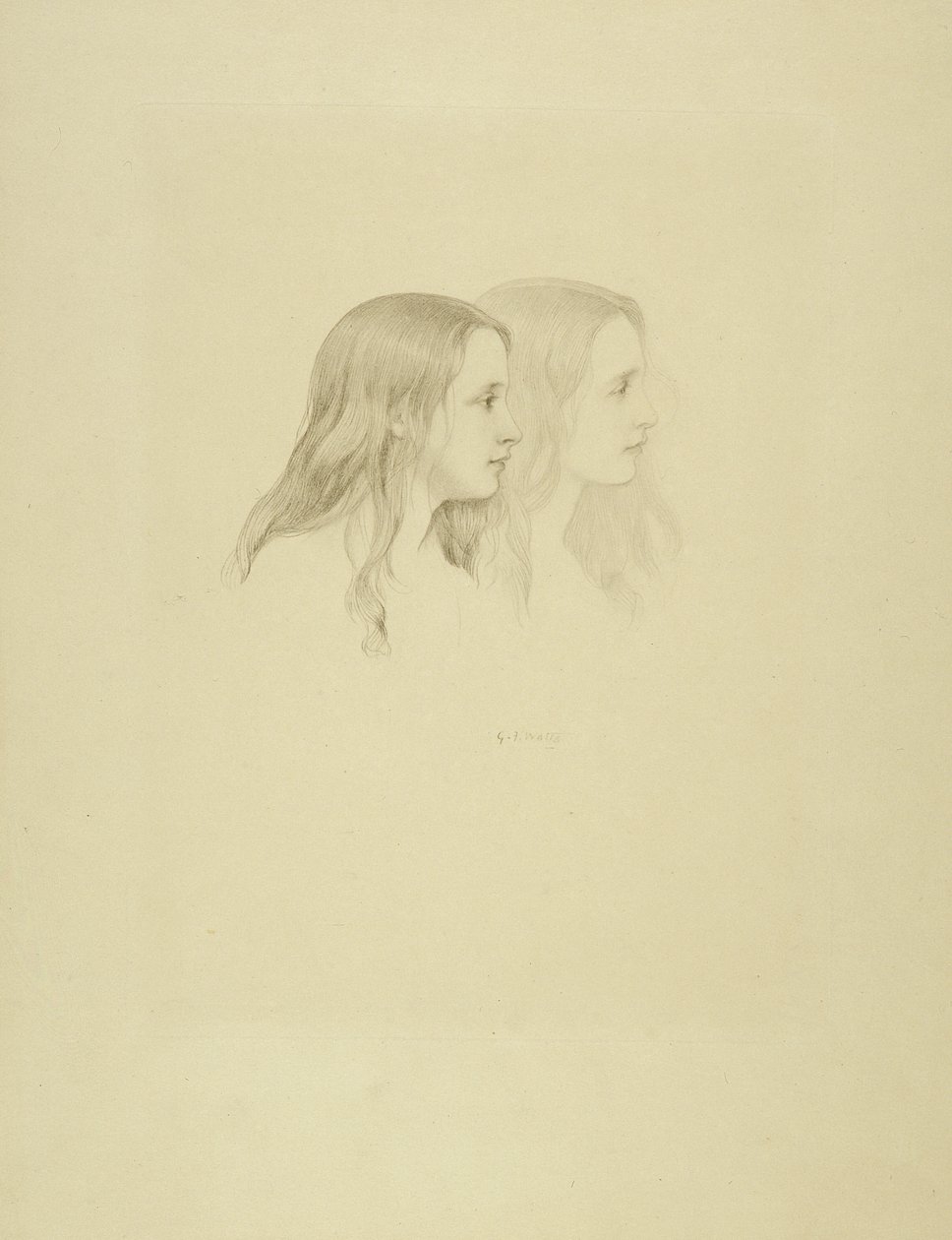 Uden titel af George Frederick attr. to Watts