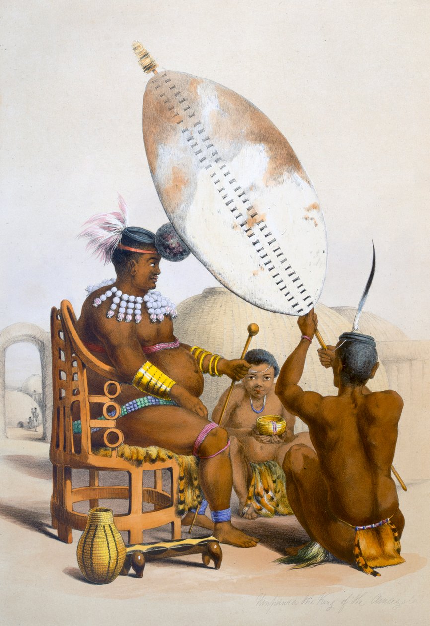 Umpanda, himlens konge, 1849 af George French Angas