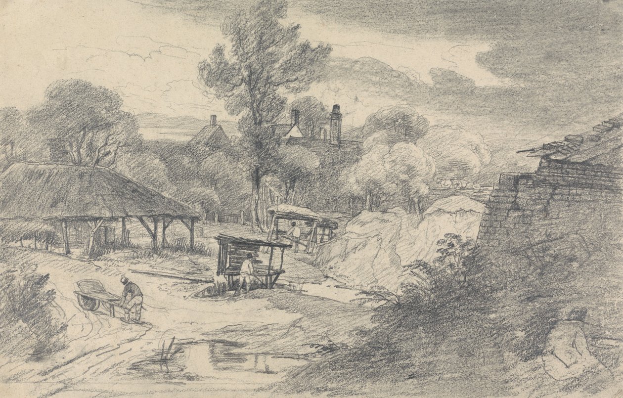 En kalkgrube af George Frost