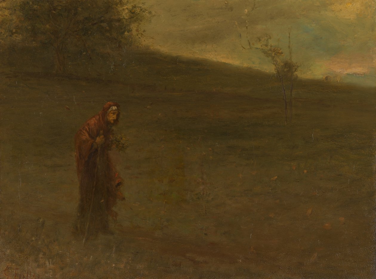 The Gatherer of Simples, ca. 1880. af George Fuller