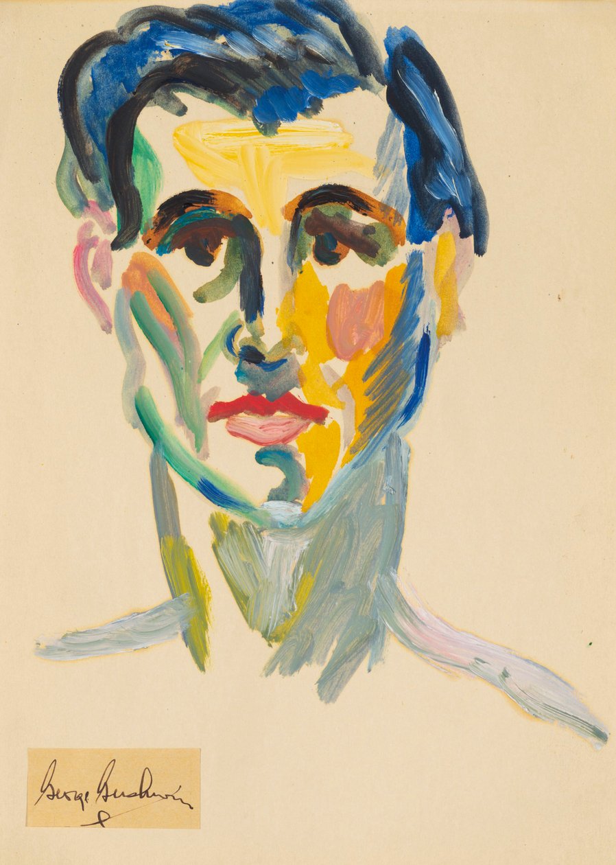 Selvportræt. af George Gershwin