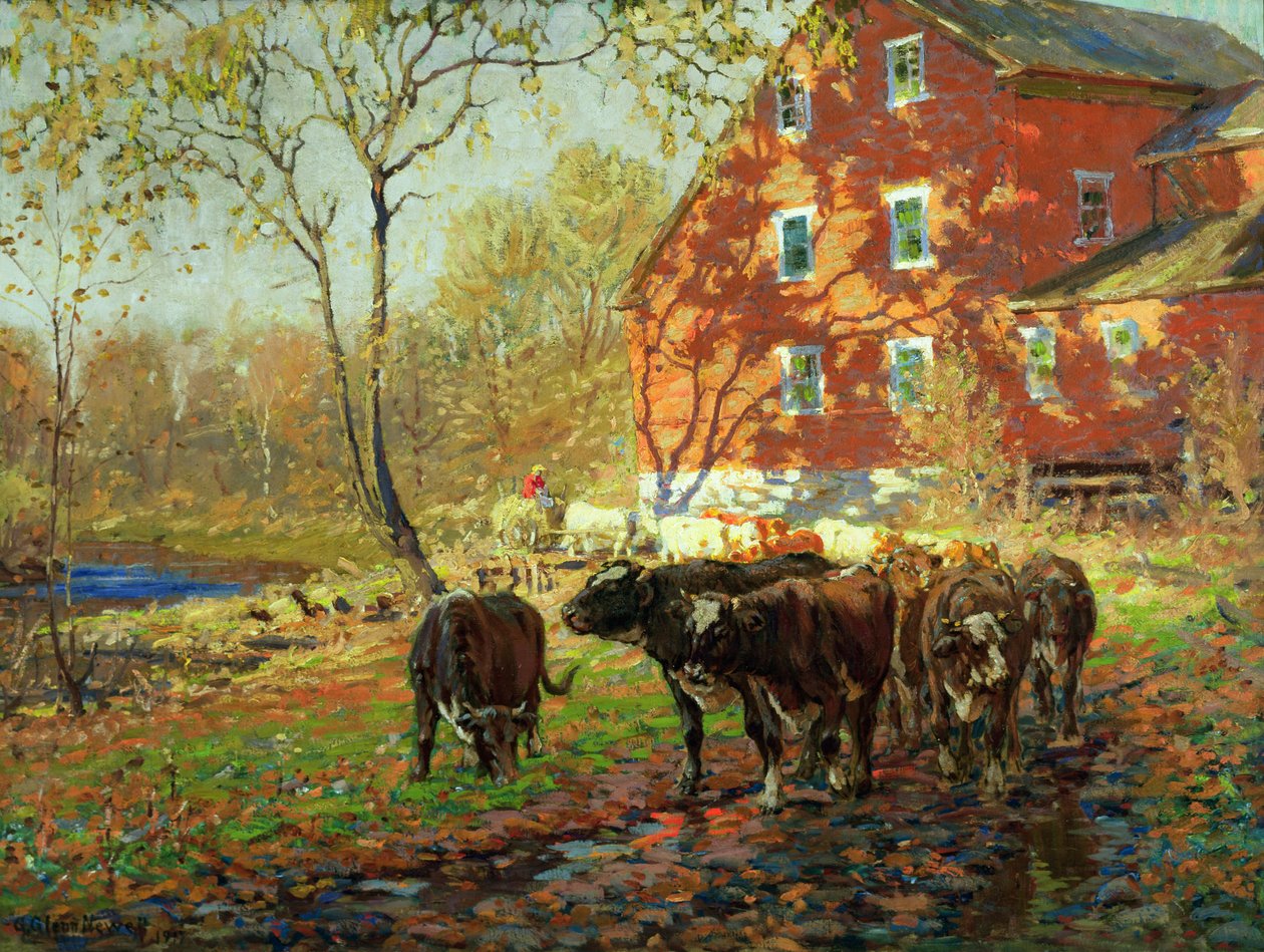 Ved Drovers Inn af George Glenn Newell