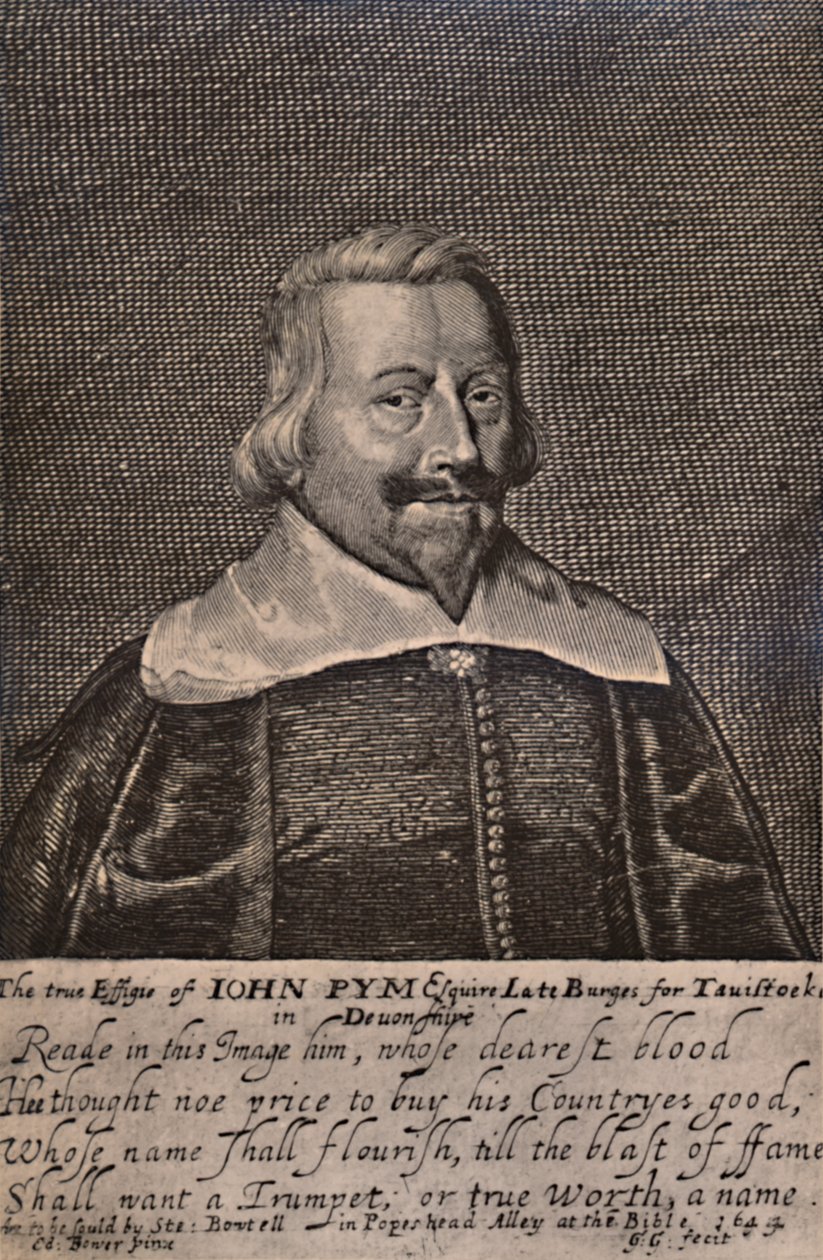 John Pym, engelsk parlamentarisk politiker, c1644 1894 af George Glover