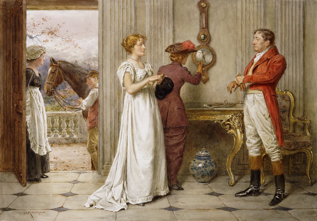 En sydlig vind og en overskyet himmel, af George Goodwin Kilburne